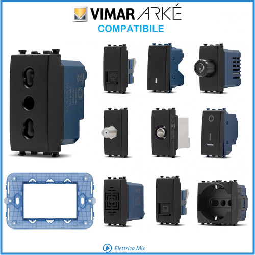 Vimar arke nero compatibile - vimar,