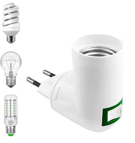 Portalampada e27 spina - e27,