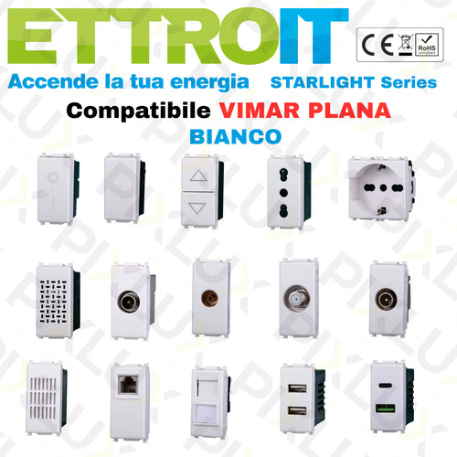 Serie vimar plana compatibile - plana,