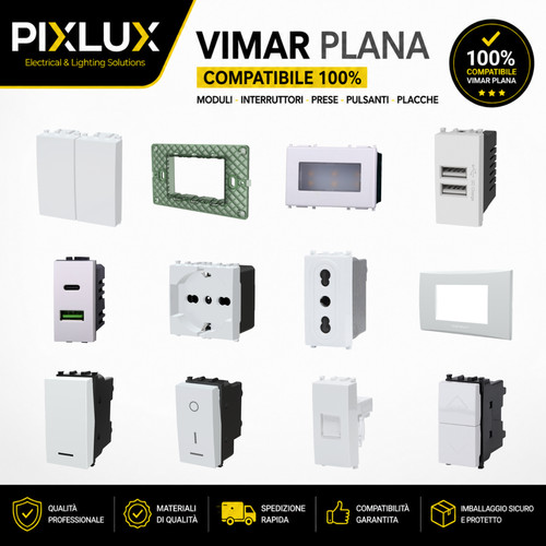 Vimar plana compatibile - vimar,