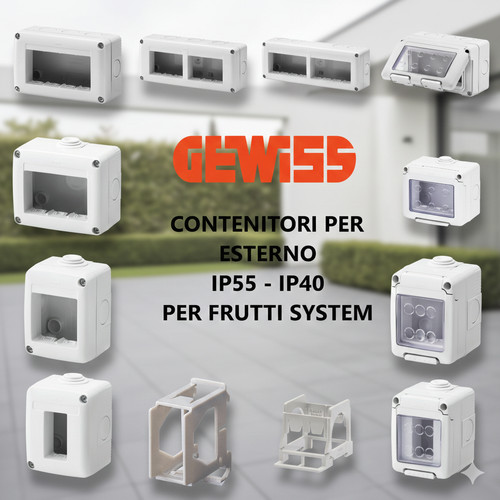 Gewiss calotte contenitori - calotte,