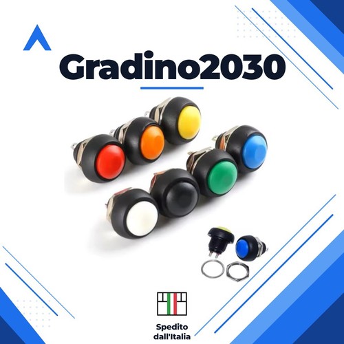 Pulsante rotondo impermeabile - rotondo,