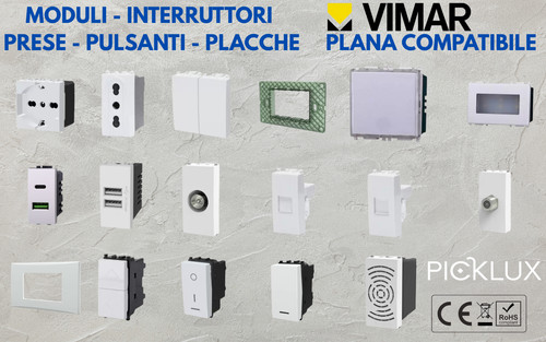 Compatibile plana vimar - vimar, presa