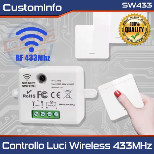 Interruttore wireless 433mhz - wireless,