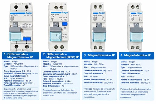 Hager interruttori modulari - hager,